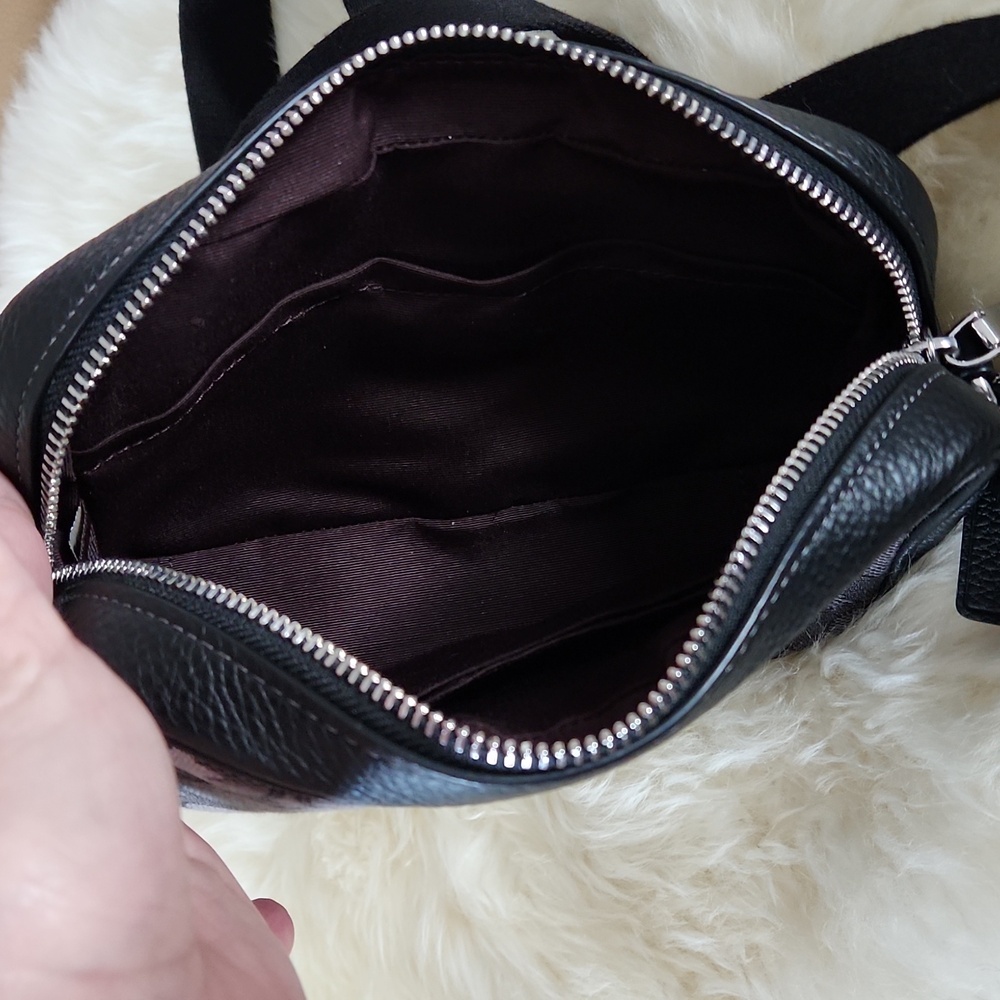 Gorgeous NWT Coach Star Emblem Jacquard Signature Mini Jamie Crossbody 🖤⭐️🎁 - Picture 10 of 16